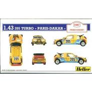 Une 205 Rallye au 1/43ème un très bon kit de Heller