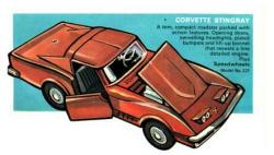 modèle réduit de la Corvette Stingray Chevrolet de Dinky Toys England