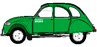 2 cv Citroën miniatures