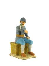 Fantassin De La Territoriale 1914 - Soldat De Plomb Atlas 1914-1918 - Échelle 1/32 (60mm) - Neuf