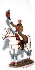 Del Prado Collection Figurine Hussard d'Estorff Hanovre 1814 soldat plomb