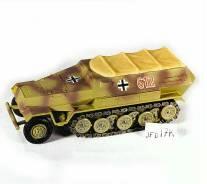 Miniature Solido 1/50 - Hanomag SdKfz 251/1 DAK Afrika Korps + Figurines (Occasion)