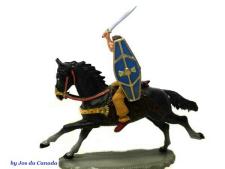 Lot De Figurines Starlux Anciennes – Séries Ordinaires – Cavalerie – Plastique Peint