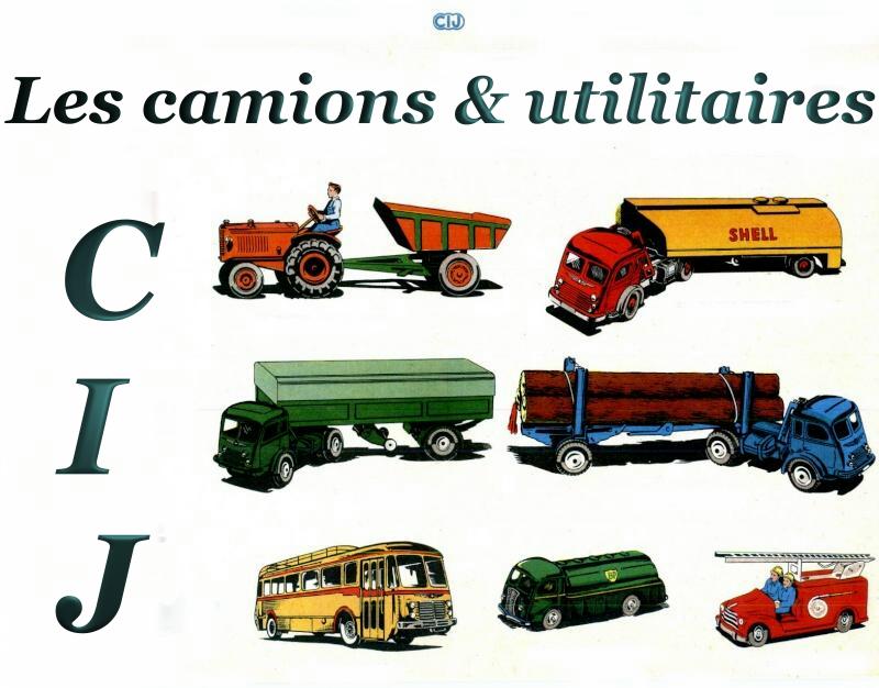 ANCIEN CAMION SOMUA Semi Remorque BP vert, blanc, jaune CIJ Dinky