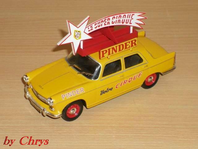 Lot De 9 Voitures Miniatures Majorette - Caravane Cirque Pinder - Jaune, Renault