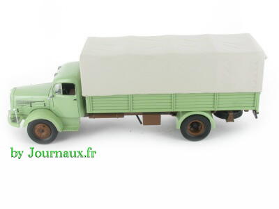 CAMION D'AUTREFOIS NÂ°123 SIMCA CARGO BACHE 1955 ALTAYA 1:43 of ref