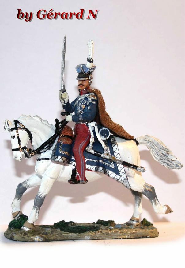Ancien Soldat Plomb DEL PRADO Armée NAPOLEONIENNE Officier FUSILLIER