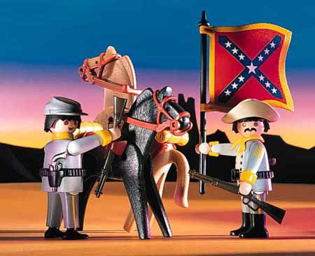 Playmobil Personnalisé - Officier Cavalerie - Thème Western - US-1861 - Occasion